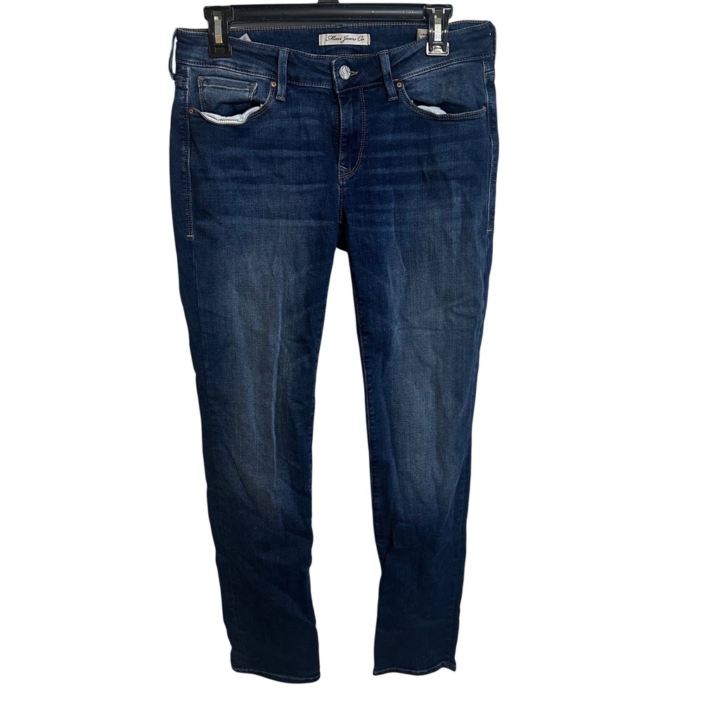 Mavi Emma Jeans Womens 28 Blue Slim Boyfriend Dark Wash‎ Stretch Denim Outdoor